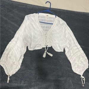 Free People Boho Long Sleeve Shirt